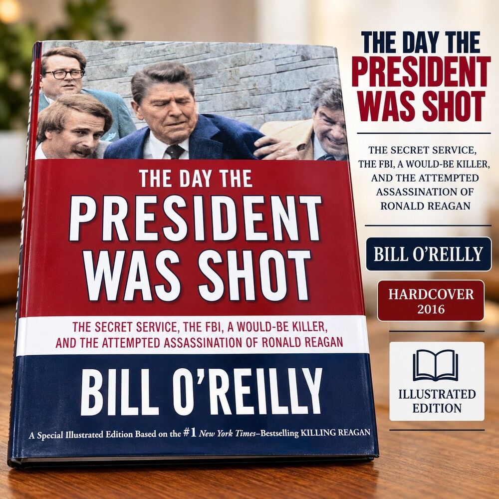 The Day the President Was Shot Bill O'Reilly 2016 Illustrated Hardcover
